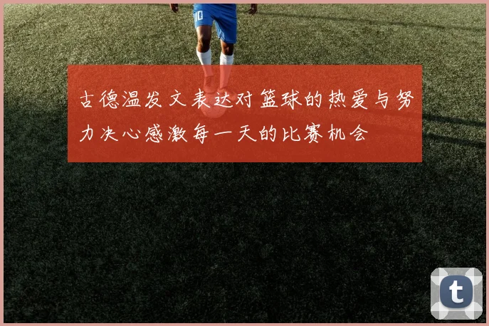 古德温发文表达对篮球的热爱与努力决心感激每一天的比赛机会